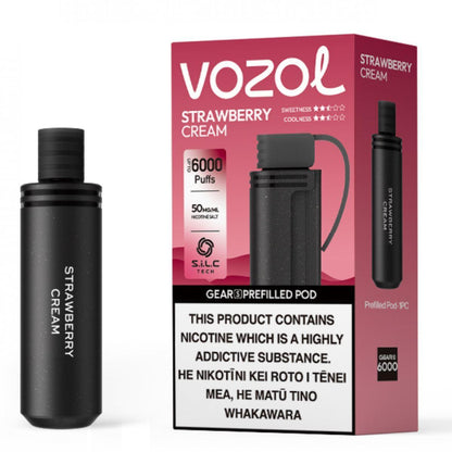 Vozol Gear S | 6000 Puffs | Prefilled Replacement Pod - Vape Express