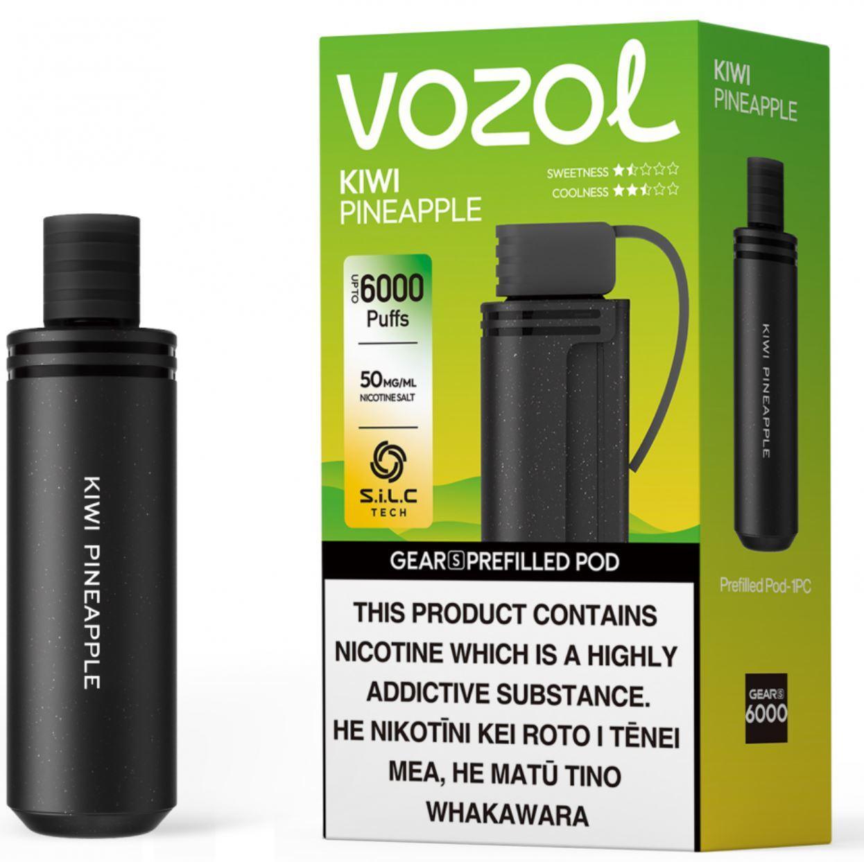 Vozol Gear S | 6000 Puffs | Prefilled Replacement Pod - Vape Express