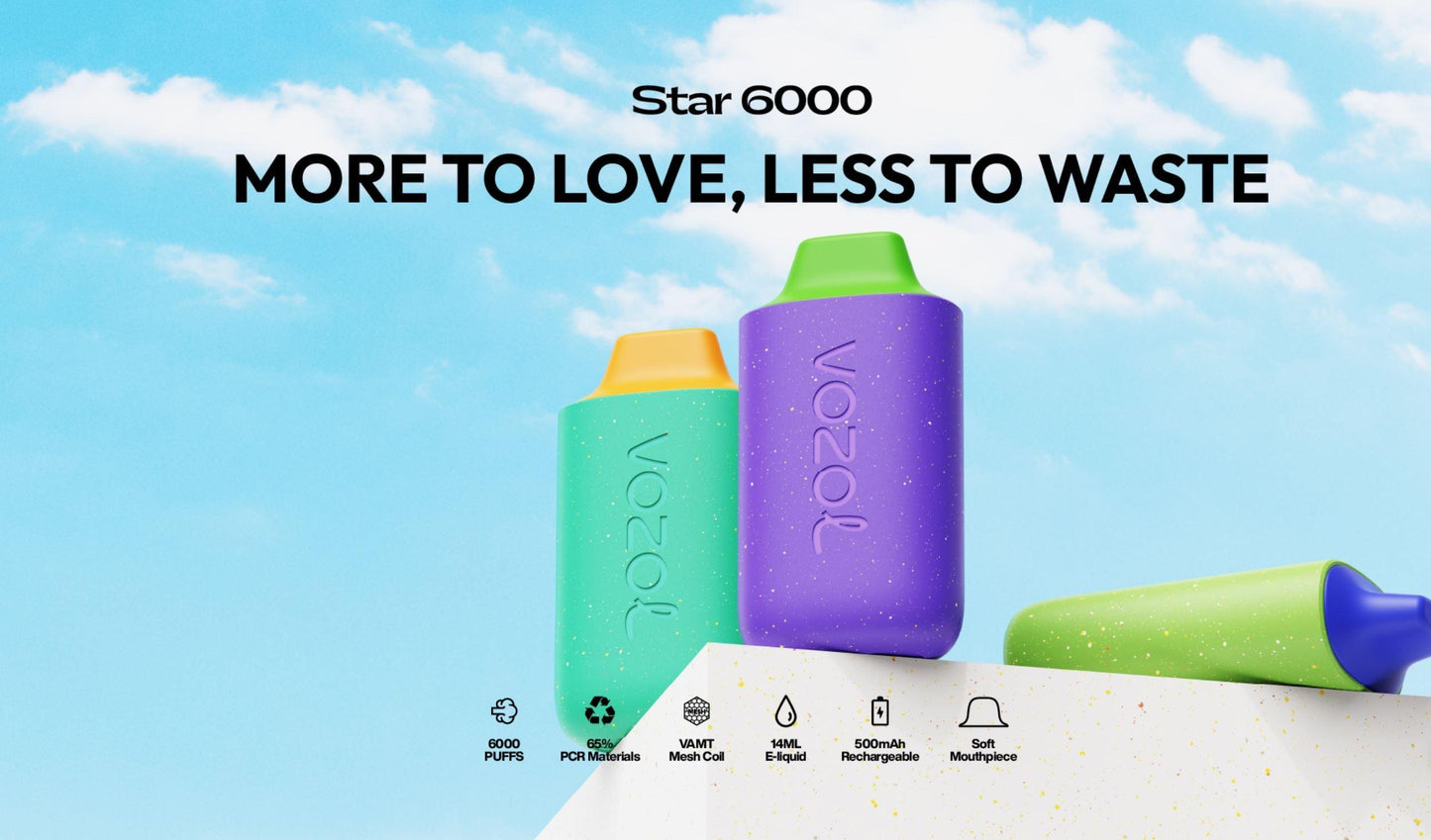 Vozol Star | 6000 Puffs | Disposable Vape - Vape Express